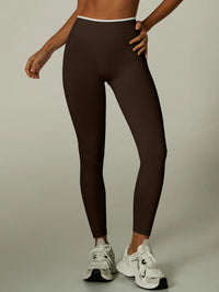 Color Contrast Backless Seamless Yoga Set