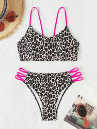 High Waist Bandeau Brazilian Bikini Set
