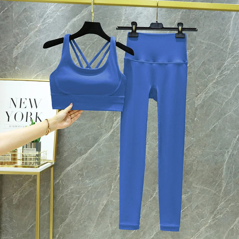 Seamless High-Waist Yoga Set