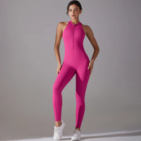 Backless Scrunch Sporty Jumpsuit