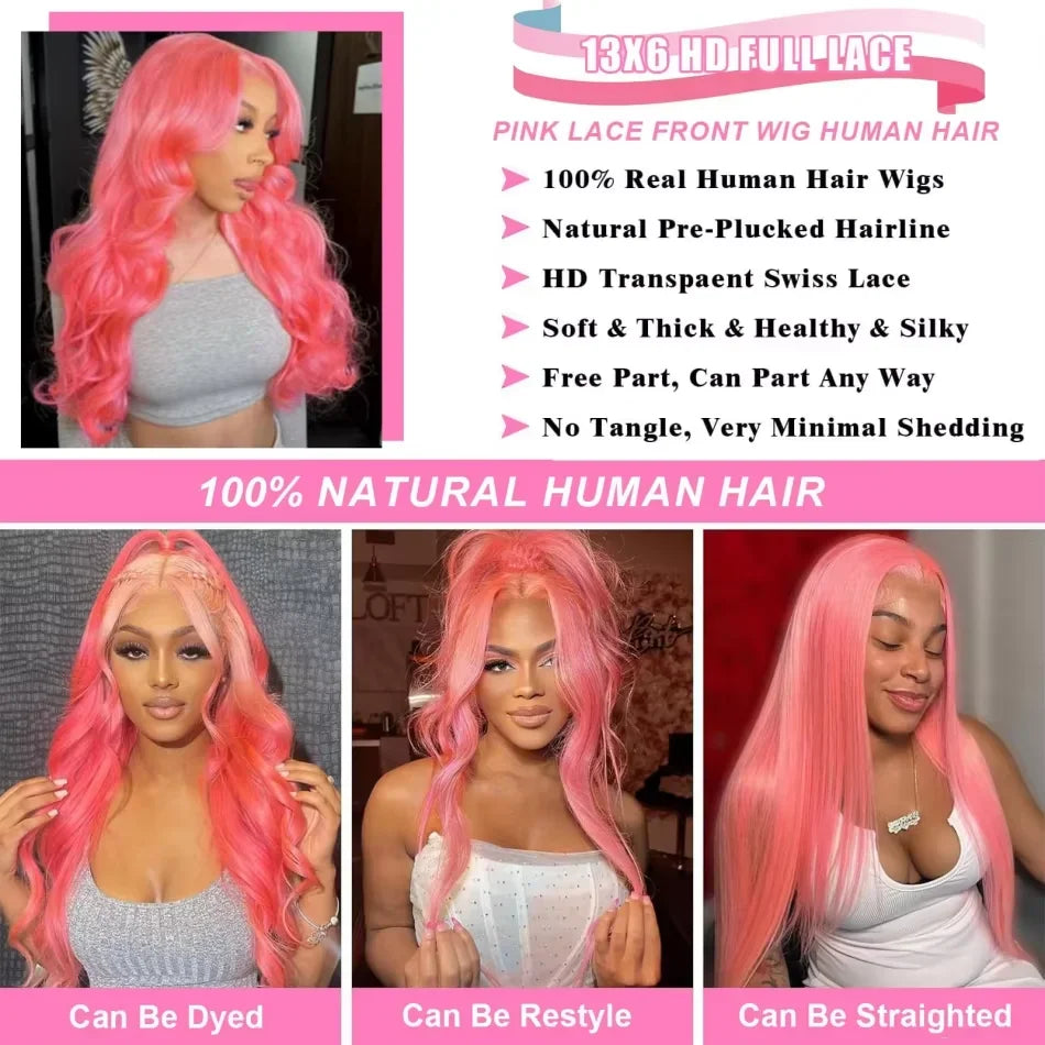Body Wave HD Lace Wig – 13x4 & 13x6 Lace Front