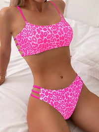 High Waist Bandeau Brazilian Bikini Set