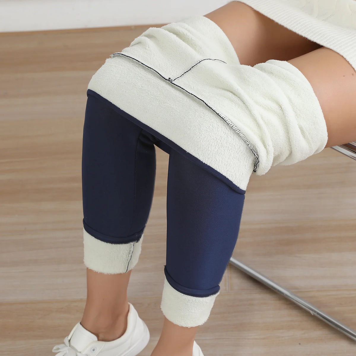Fleece-Lined High Waist Thermal Leggings