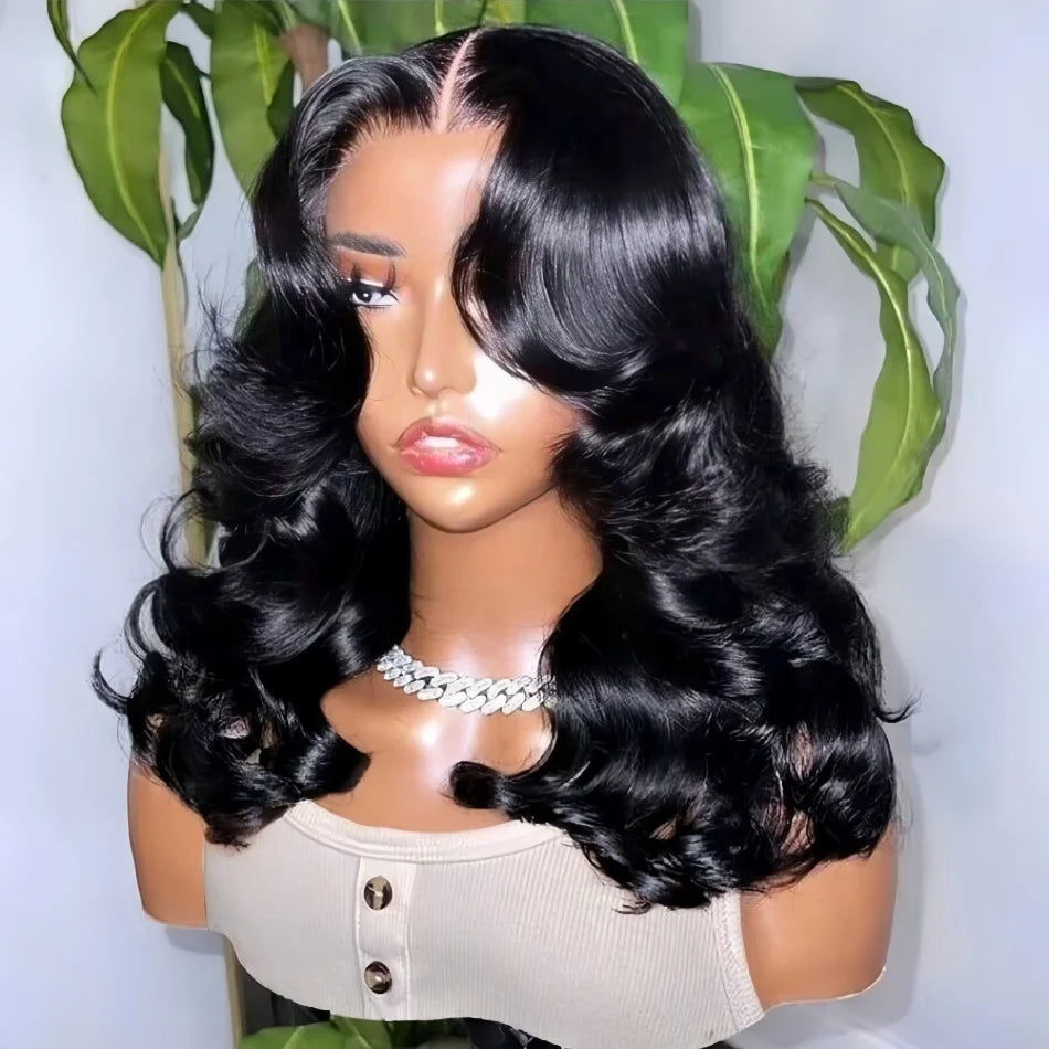 Body Wave Short Bob Wig – HD Lace Frontal & Closure