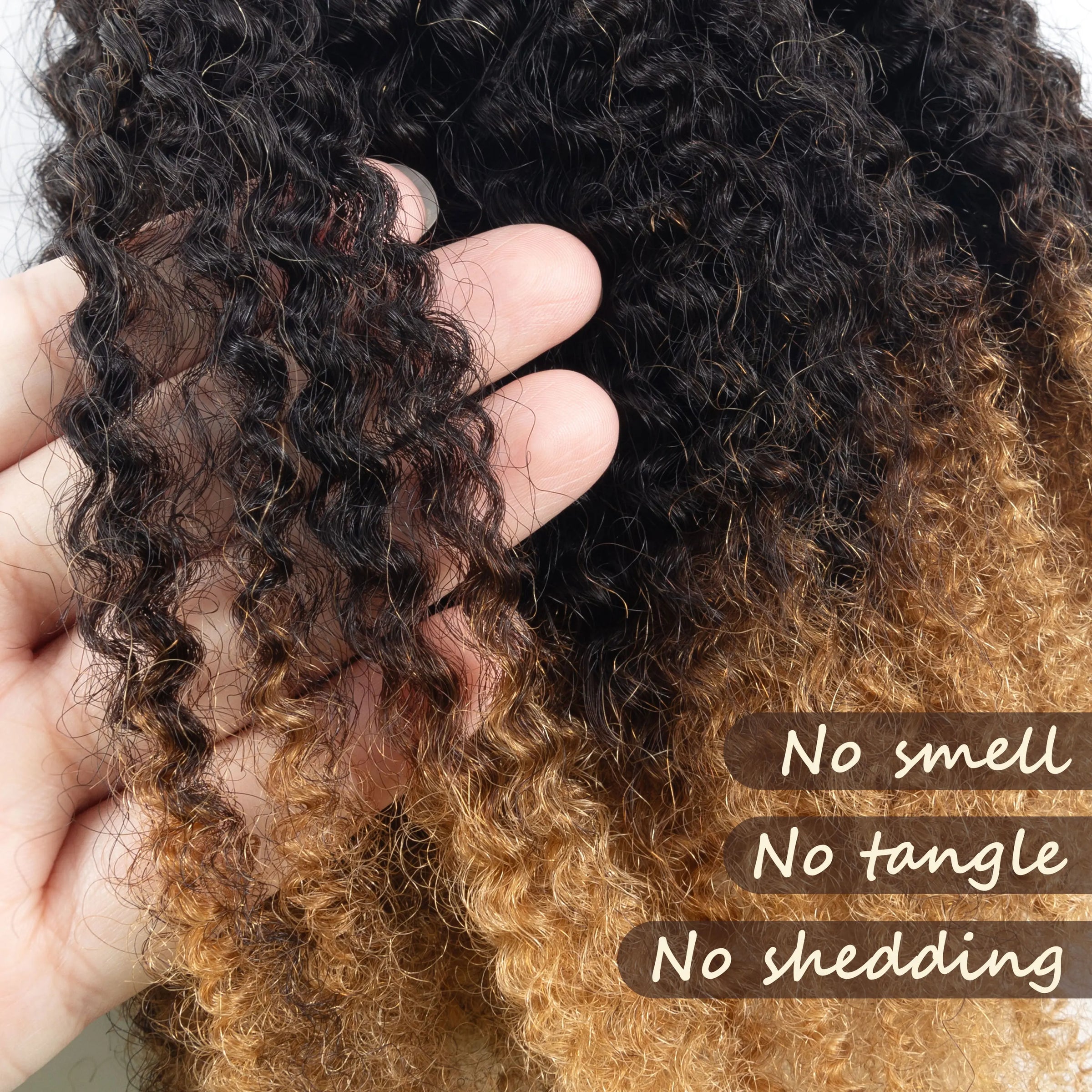 27-1B-27 Human Hair Kinky Twist Extensions