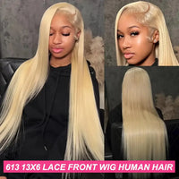 613 Blonde Straight HD Lace Wig – 13x4 & 13x6