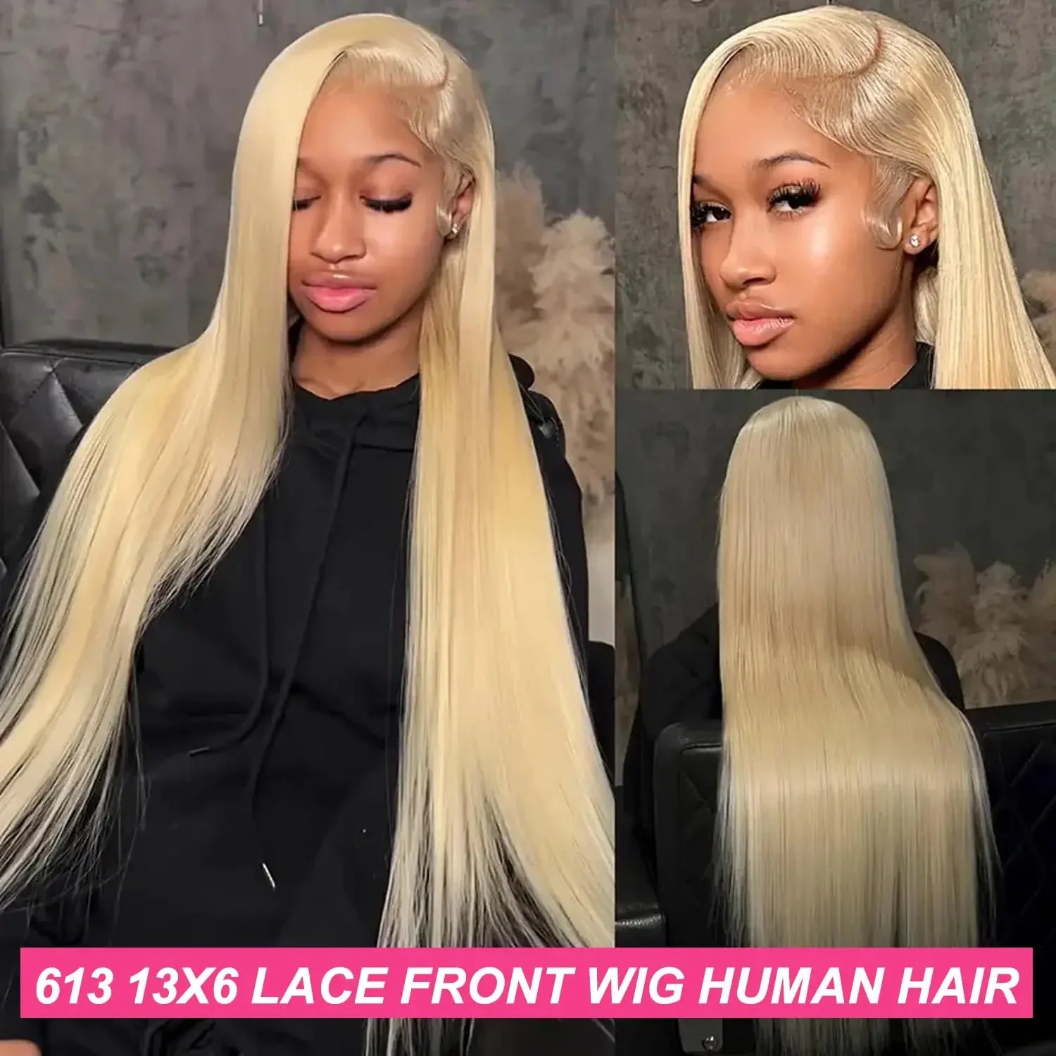 613 Blonde Straight HD Lace Wig – 13x4 & 13x6