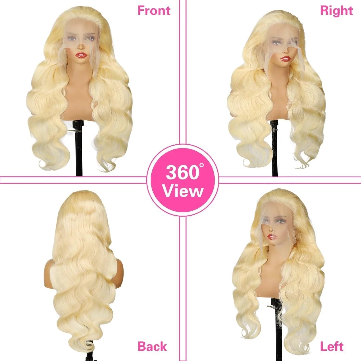 613 Blonde Body Wave HD Lace Wig – 13x4 & 13x6 | 200% & 220% Density