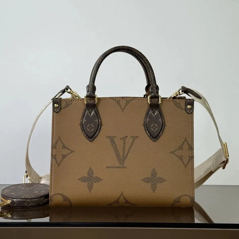 Designer Bag Tote Bag Woman Large Handbags Leather Shopping Purse Women High Quality Luxury Classic Flower Checked Shoulder Bag MM Size Handbags Travel Bag 5A