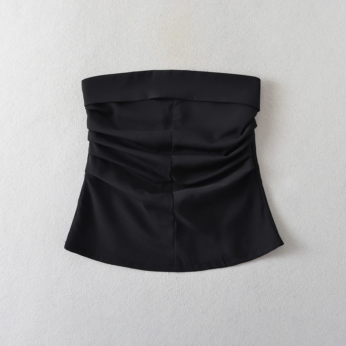 Strapless Tank Top & Mini Skirt Set