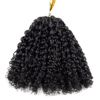 Soft Fashion Feather Crochet Hair Extensions 100% Human Hair Crochet Curly for Braiding Hair Extensions