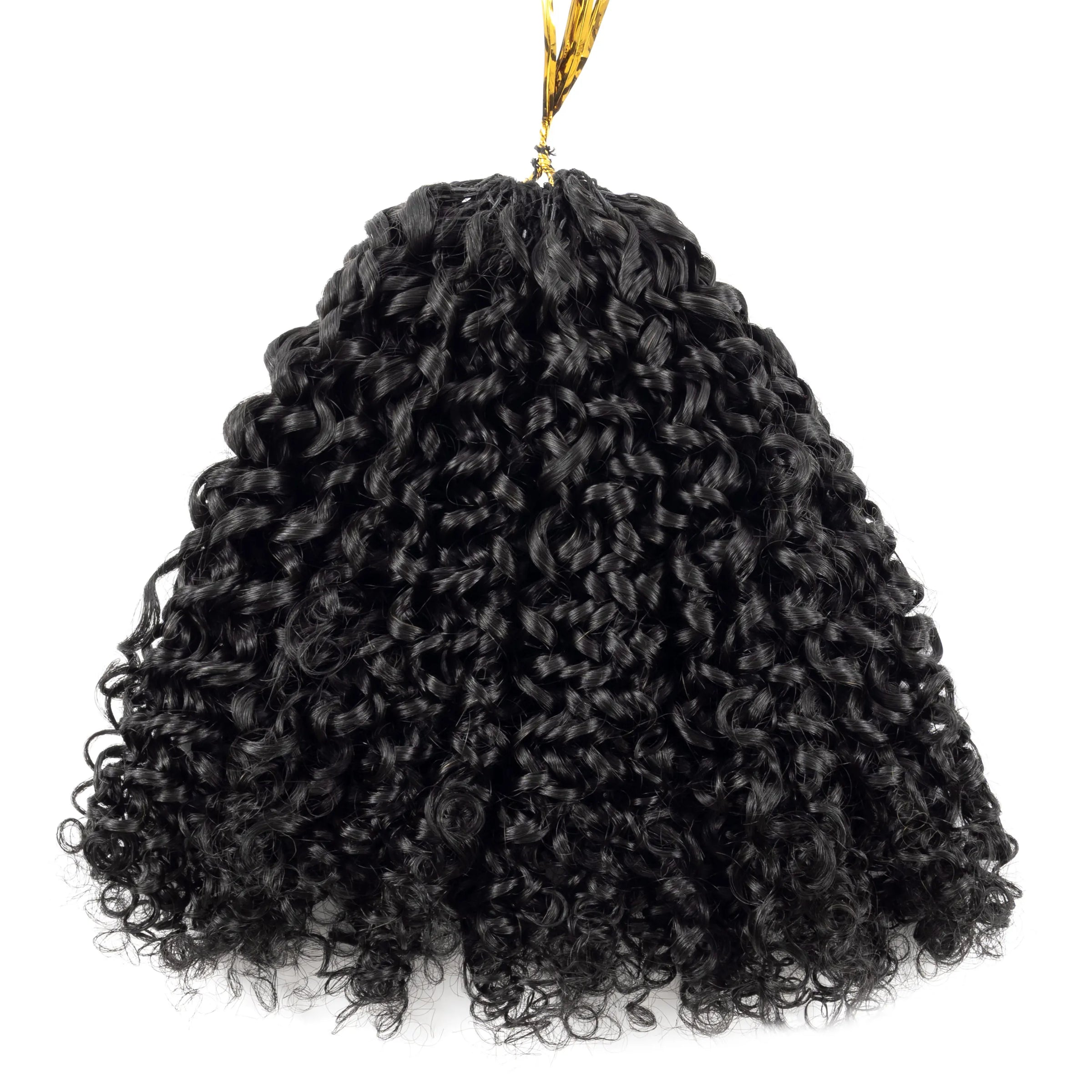 Soft Fashion Feather Crochet Hair Extensions 100% Human Hair Crochet Curly for Braiding Hair Extensions