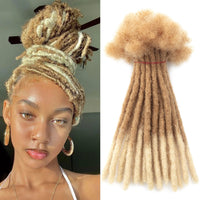 Human Hair Dreadlock Extensions – 27/613 Blonde