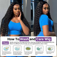 Jerry Curly HD Lace Wig – 250% Density | 13x4 & 13x6 Brazilian Human Hair