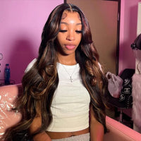 Highlight Body Wave HD Lace Wig – P1B30 Ombre | 13x4, 13x6 & 5x5 Glueless | 200% & 250% Density