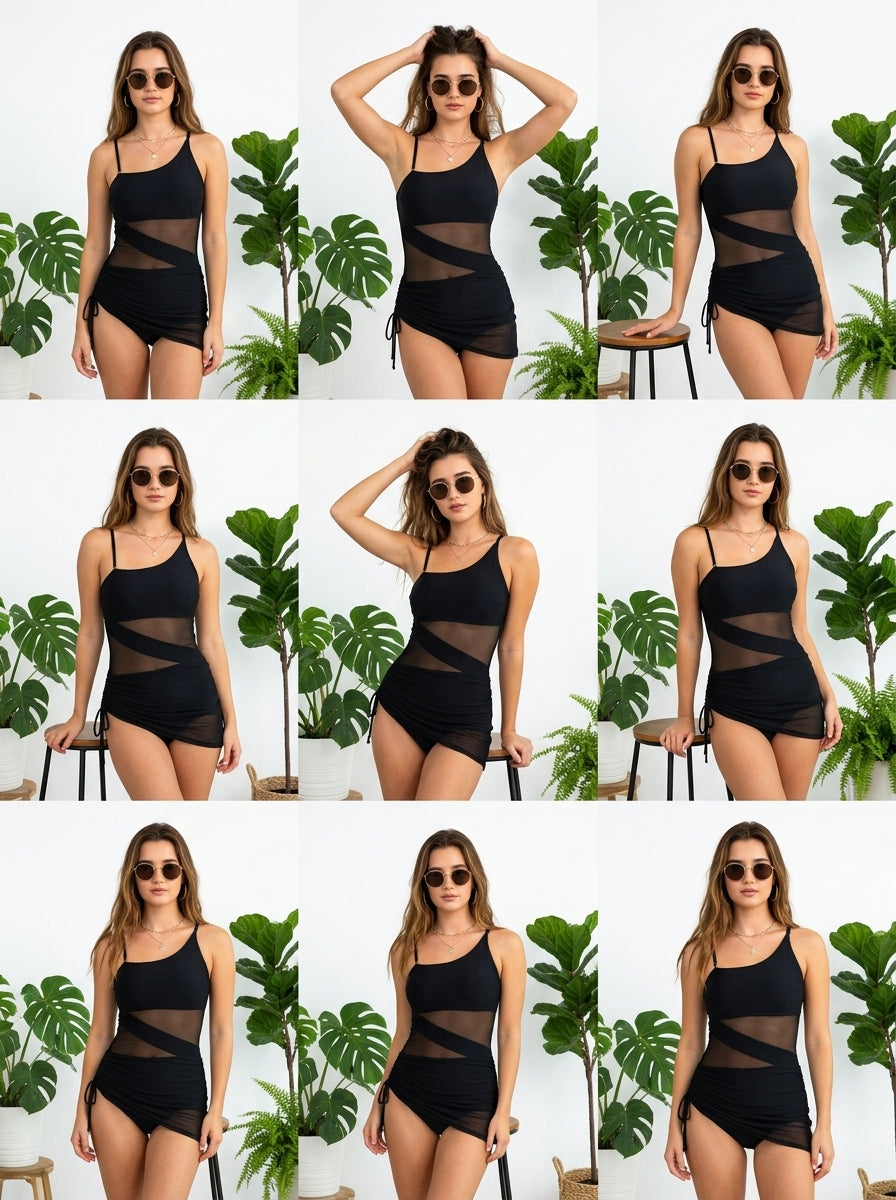 Loose Fit Tummy Control Tankini Set