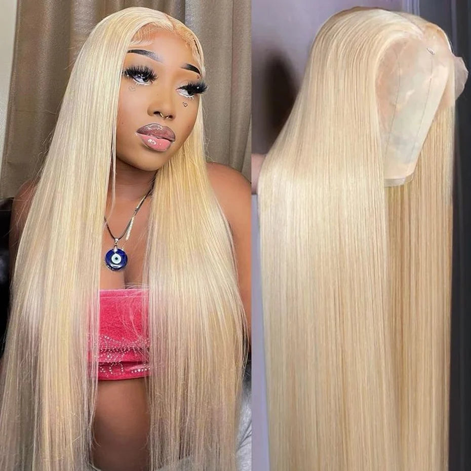 613 Blonde Straight HD Lace Frontal Wig – 13x4 & 13x6