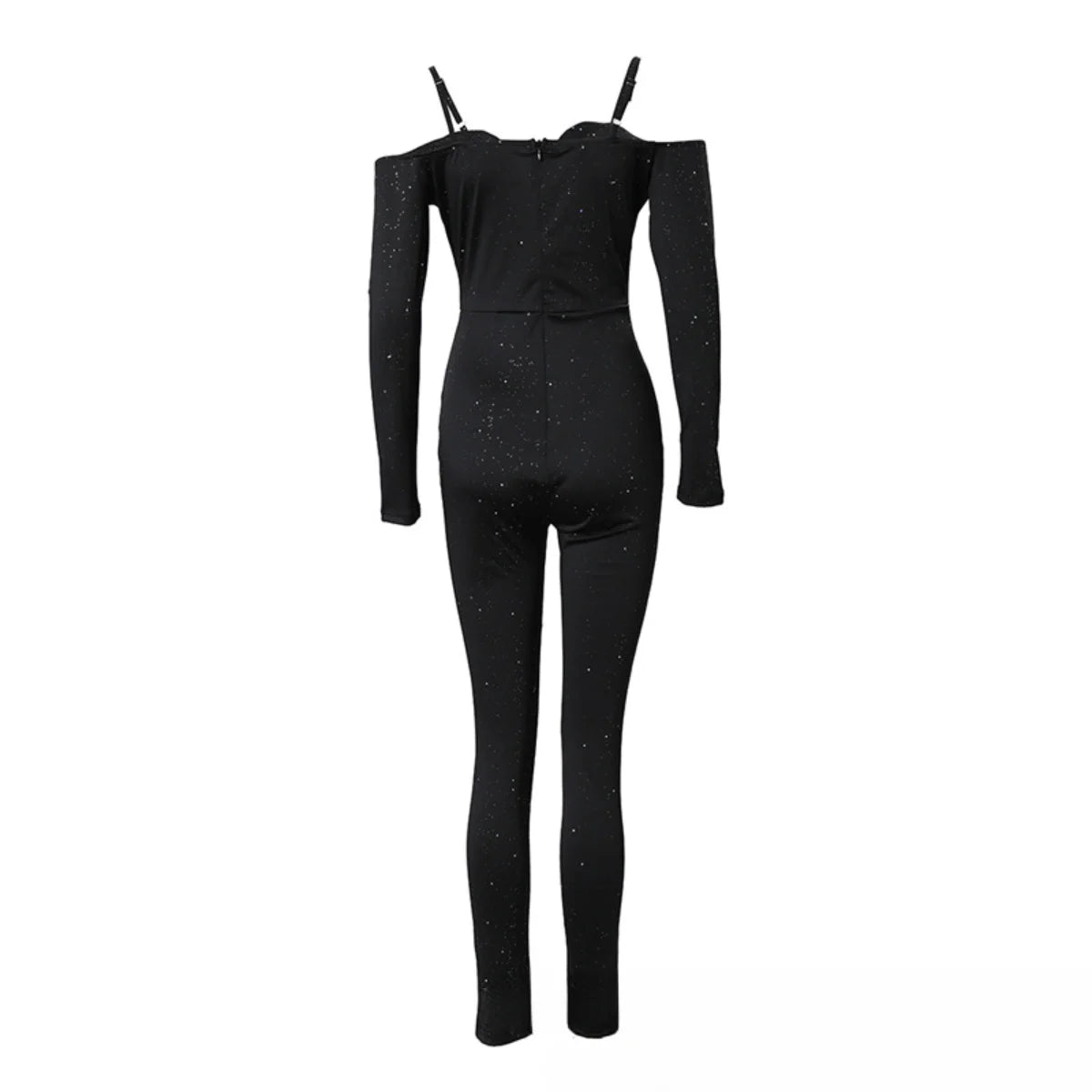 Lace Mesh Long Sleeve High Waist Bodysuit Romper