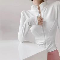 Long Sleeve Zip Running Jacket