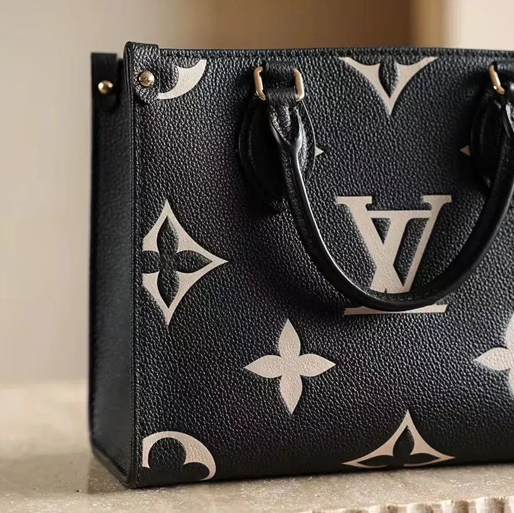 Designer Bag Tote Bag Woman Large Handbags Leather Shopping Purse Women High Quality Luxury Classic Flower Checked Shoulder Bag MM Size Handbags Travel Bag 5A
