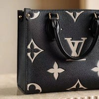 Designer Bag Tote Bag Woman Large Handbags Leather Shopping Purse Women High Quality Luxury Classic Flower Checked Shoulder Bag MM Size Handbags Travel Bag 5A