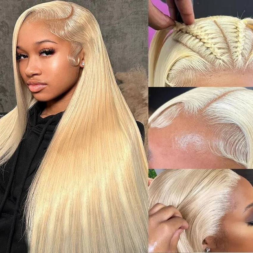 613 Blonde Straight HD Lace Wig – 13x4 & 13x6 | 180–200 Density