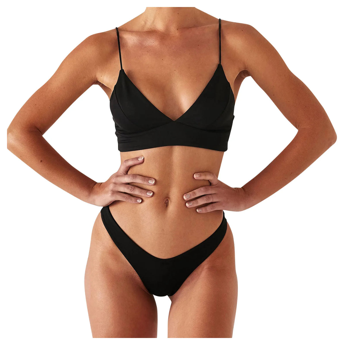 Push-Up High-Cut Bikini Set