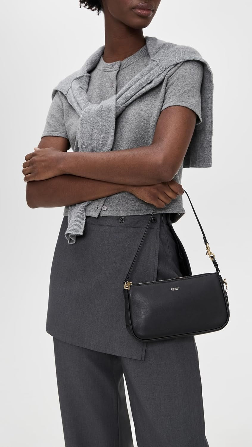 COACH Women'S Natural Grain Leather Plaza Bag