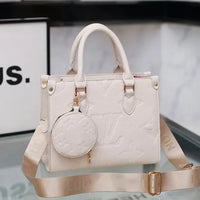 Designer Bag Tote Bag Woman Large Handbags Leather Shopping Purse Women High Quality Luxury Classic Flower Checked Shoulder Bag MM Size Handbags Travel Bag 5A
