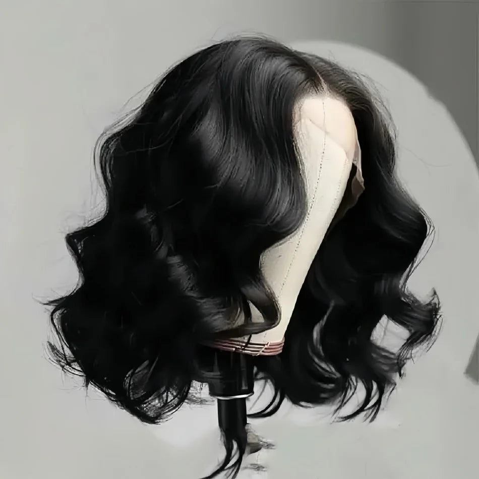 Body Wave Short Bob Wig – HD Lace Frontal & Closure