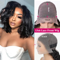 Body Wave Bob Wig – Natural Black 13x4 & 13x6 | Short Lengths