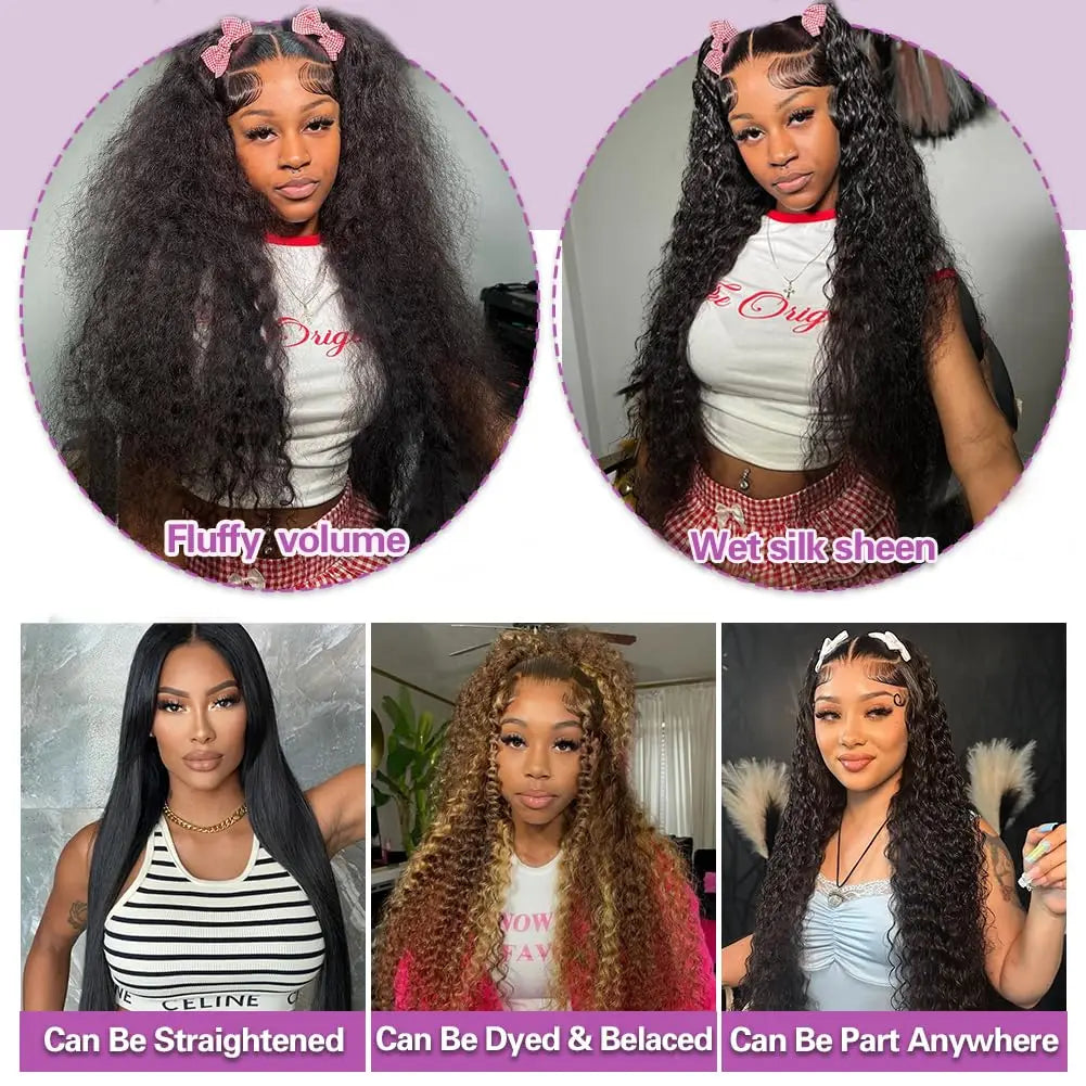 Natural Black Body Wave 360 HD Lace Wig – 13x4 & 13x6 | 200% & 250% Density