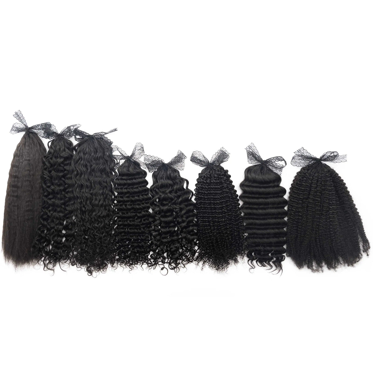 Soft Fashion Feather Crochet Hair Extensions 100% Human Hair Crochet Curly for Braiding Hair Extensions