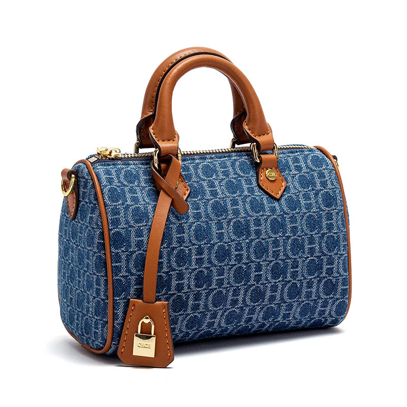Women'S Shoulder Bag 2025 New Cowboy Splicing Pillow Bag, Casual Party Women'S Handbag