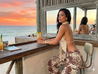 Mesh Halter Backless Top