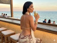 Mesh Halter Backless Top
