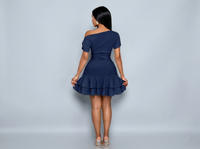 Angle Cut Mini Dress
