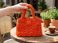 Orange Crochet Purse – Jessica Lazard Collection
