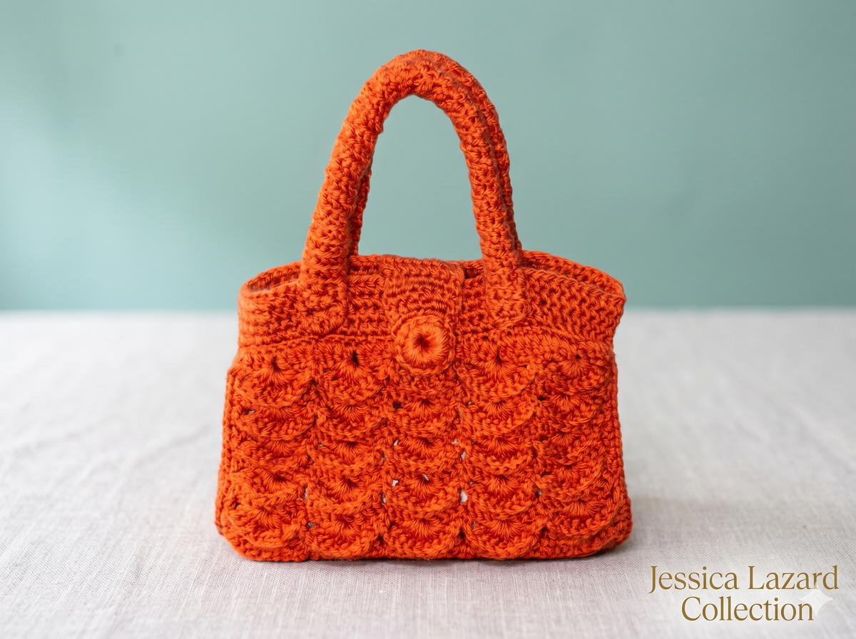 Orange Crochet Purse – Jessica Lazard Collection