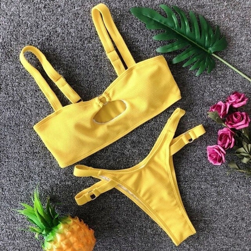 High Cut Bodysuit Swimsuit