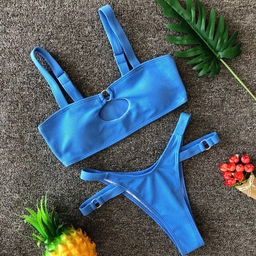 High Cut Bodysuit Swimsuit