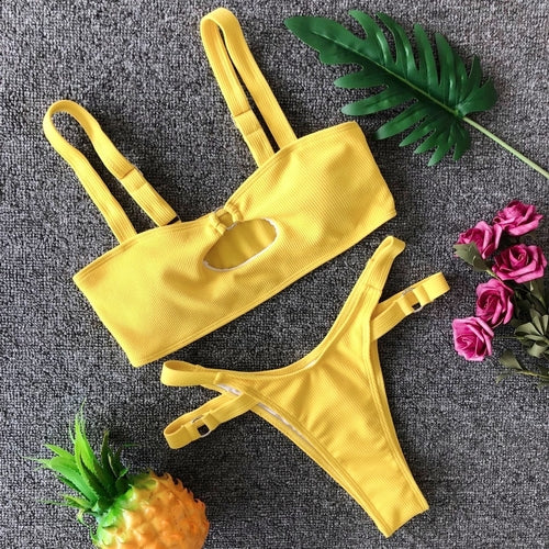 High Cut Bodysuit Swimsuit