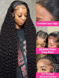 Natural Black Straight HD Lace Wig – 13x4 & 13x6 | 180, 200 & 250 Density
