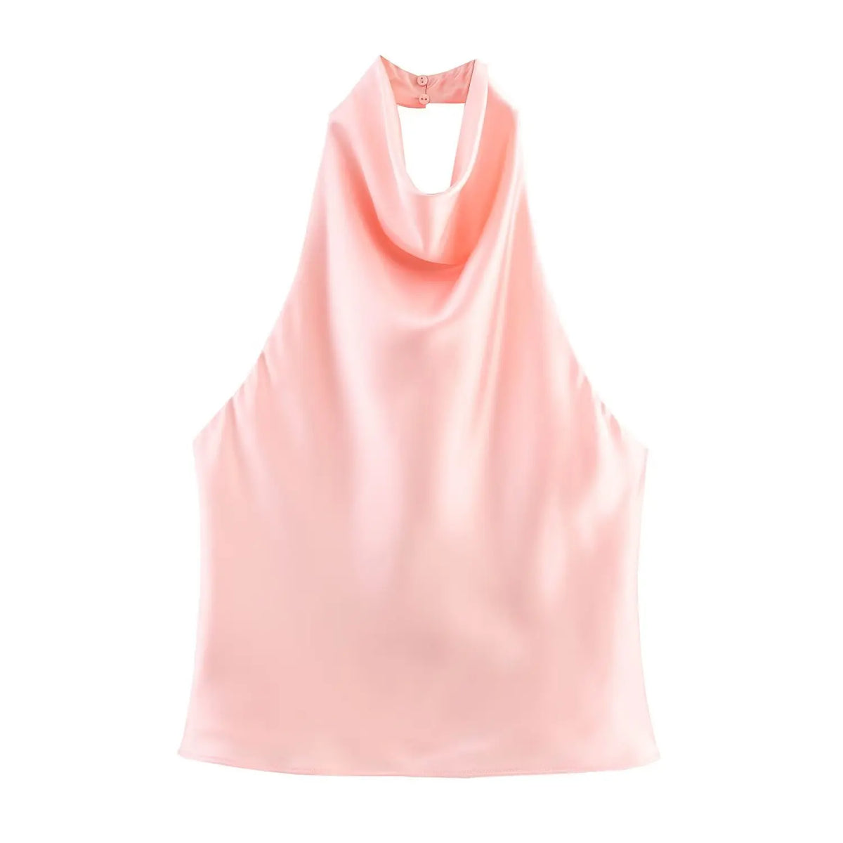 Backless Halter Neck Waistcoat Top