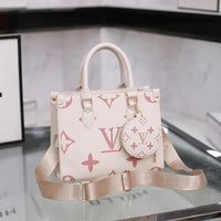 Designer Bag Tote Bag Woman Large Handbags Leather Shopping Purse Women High Quality Luxury Classic Flower Checked Shoulder Bag MM Size Handbags Travel Bag 5A