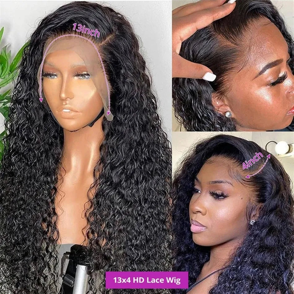 Deep Wave HD Lace Front Wig – 13x4 & 13x6