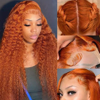 Ginger Deep Wave HD Lace Wig – 13x4 & 13x6 | 200% & 250% Density