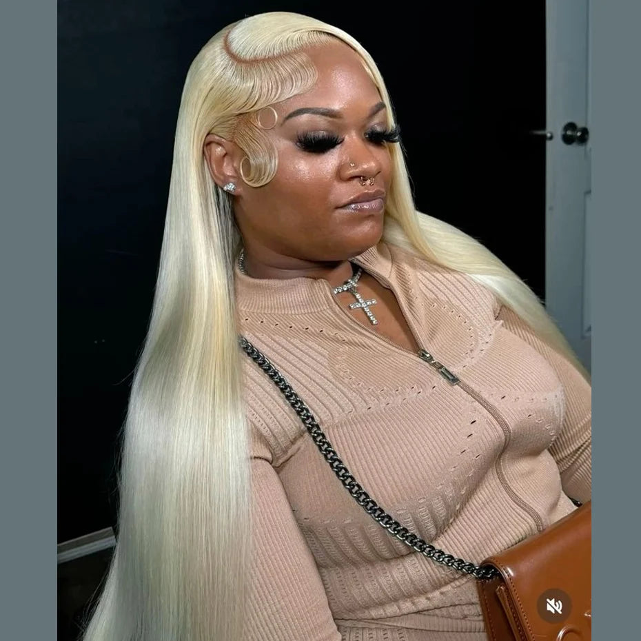 613 Blonde Straight HD Lace Frontal Wig – 13x4 & 13x6