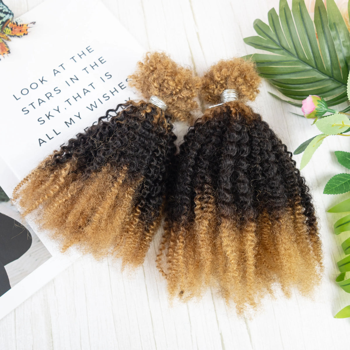 27-1B-27 Human Hair Kinky Twist Extensions