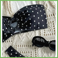 Classic Dot Brazilian Bikini Set